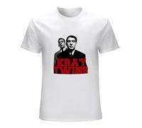 Kray Twins Unisex T-Shirt Printed tee White Mens Top Shirt M