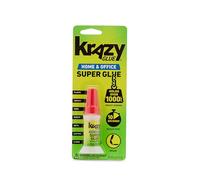 Krazy pegamento para el hogar y la oficina cepillo en super pegamento, aplicador de cepillo, 5 gramos