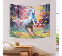 KRBDTEUIE Caballos Estampado 3D Tapices Accesorios Divisor De Habitaciones Tapiz De Pared Paño De Pared Para Decoración De Habitación Tapiz 180cmx230cm