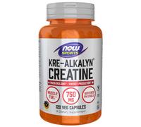 Kre Alkalyn Creatina 120 Cápsulas Veganas 750 Mg De Now Foods