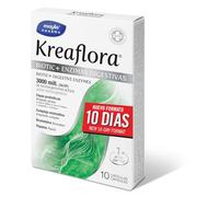 Kreaflora Biotic + Enzimas Digestivas | Con Cepas probióticas + Complejo enzimático + Bromelaína + Papaína | 10 cápsulas.