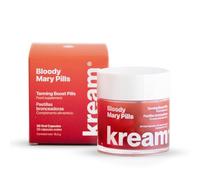KREAM Bloody Mary Pills - Pastillas Aceleradoras del Bronceado con Betacarotenos, Licopeno y Vitaminas A+C+E | Complemento Alimenticio para Preparar la Piel (30 Cápsulas)