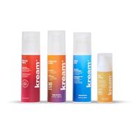 KREAM - La Isla Bonita Pack | Acelerador del Bronceado + Aceite Solar Bronceador SPF30 + After Sun Hidratante + Protector Solar Facial SPF50