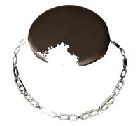 KREATIONS HIBRIDE CZ Micro Pavé Gargantilla para mujer, novia y fiesta, Klein, Metal no precioso, No es una piedra preciosa