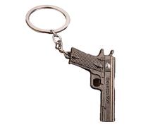 KREATIONS Llavero con pistola en miniatura para coche y hombre, Rifle Black, S