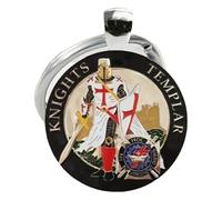 KREATIONS Llavero elegante del templo de caballero