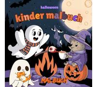 kreativ Malbuch für halloween und schulferien mit cooles Spooky: Spooky Halloween malbuch für Kinder