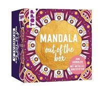 Kreativität out of the Box: Mandala ausmalen: Anleitungsheft, 30 Ausmalkarten, Metallic-Buntstifte