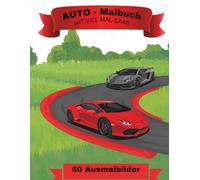 KreativKids Studio: Mein Auto-Malbuch: Mit vielen coolen Fahrzeugen, Rennwagen und einfachen Motiven für Kinder ab 5 Jahren