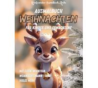Kreativzauber Ausmalbuch-Reihe "Weihnachten": Lustige Ausmalbilder. Mit Elfen, Wichteln, Weihnachtsmann - und vieles mehr | Für Kinder ab 4 Jahren und Erwachsene | Süße Weihnachtsmotive im Anime-Stil