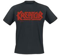 Kreator Hate Über Alles Logo Hombre Camiseta Negro 3XL 100% algodón Regular
