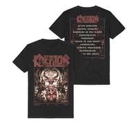 Kreator Krushers of The World Vintage Cover Hombre Camiseta Negro XL 100% algodón Regular