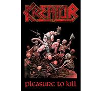 KREATOR Póster Pleasure To Kill Band Logo Nuevo Oficial 70Cm X 106Cm Textile