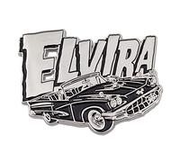 Kreepsville 666 Elvira Macabre Mobile Mistress Of The Dark Goth Pin esmaltado, Regular, Acero aleado, Sin gemas.