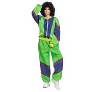 Kreeqe Disfraz de discoteca hippie retro vibrante de cultura pop, traje de Halloween de última hora, ropa deportiva, opciones unisex (5582-2, L)