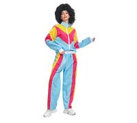 Kreeqe Disfraz de discoteca hippie retro vibrante de cultura pop, traje de Halloween de última hora, ropa deportiva, opciones unisex (029-1, L)