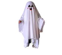 Kreeqe Disfraz de Halloween fantasmal elegante para adultos con capucha y varios diseños, adecuado para carnaval, bailes de máscaras y otras ocasiones festivas (espíritu B, M)