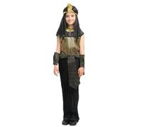 Kreeqe Impresionantes disfraces étnicos de Halloween inspirados en pirámides de faraones para adultos mayores de 14 años, faraón egipcio Cleopatra (niños-reina, S)