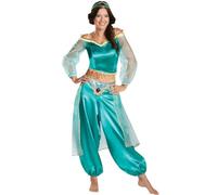 Kreeqe Last Minute - Disfraz de Halloween para mujer, talla grande, disfraz de princesa azul y dorado, conjunto de fiesta de juego de rol (azul, XXL)