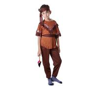 Kreeqe Llamativo disfraz de nativo americano de último minuto para adultos, disfraz de guerrero indio vibrante y fácil para fiesta de Halloween (hombre-jefe, M)