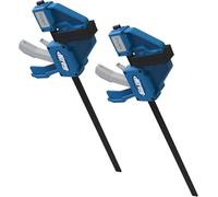 Kreg Abrazadera de barra Versagrip de 12 pulgadas, paquete de 2, azul