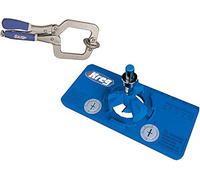 Kreg New Tool Company - Plantilla de bisagra oculta KHI-Hinge y abrazadera frontal KHC-Premium
