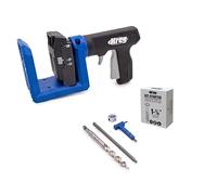 Kreg Pocket-Hole Jig 520PRO2 - Plantilla de perforación móvil y eficiente para uniones de agujeros de bolsillo, conexión de madera rápida y estable, para grosores de material de 12 mm a 38 mm, incluye