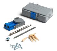 Kreg R3 Jr. Sistema de plantilla de bolsillo - Plantilla portátil KREG de bolsillo - Fácil sujeción y ajuste - Incluye deslizadores de posicionamiento - Para materiales de 1/2 a 1 1/2 pulgadas de