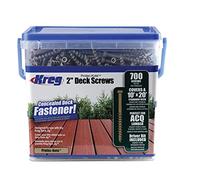 KREG SCRW DCK PAN 8CRS 2IN 700CT SDK-C2W-700