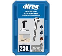 Kreg SPS-C1 - 250 1 "Pan Cabeza de rosca gruesa número 7 con revestimiento de zinc bolsillo agujero tornillos (250 hilos)