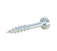 Kreg SPS-C1-250-EUR Tornillos galvanizados con Cabeza Plana y Rosca Gruesa, Plata