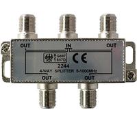 KREILING VT 2244 Divisor de señal para Cable coaxial Cable Divisor y combinador - Splitter/Combinador de Cables (Divisor de señal para Cable coaxial, 5-860 MHz, F)