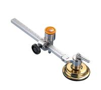 Kreis Cutter Glasschneider - Saugnapf Fixierung, Rotationsfähiger 360 Grad Schneidzirkel, Robustes Metalllegierung Schneidekompass, Werkzeug | Professionelles Tool für Glas Zuschnitt, Fenste