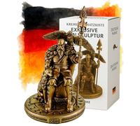 Kremers Schatzkiste Odin - Figura de alabastro de mitología nórdica (24 cm), color bronce