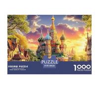 Kremlin, Rusia Puzzle 1000 Piezas para La Familia-Rompecabezas Difícil, Apto para Adultos Y Adolescentes A Partir De 12 Años 38x26cm/1000pcs