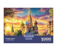 Kremlin, Rusia Puzzle 1000 Piezas para La Familia-Rompecabezas Difícil, Apto para Adultos Y Adolescentes A Partir De 12 Años 52x38cm/1000pcs
