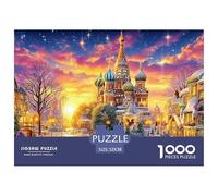 Kremlin, Rusia Puzzle 1000 Piezas para La Familia-Rompecabezas Difícil, Apto para Adultos Y Adolescentes A Partir De 12 Años 52x38cm/1000pcs