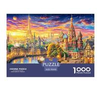 Kremlin, Rusia Puzzle 1000 Piezas para La Familia-Rompecabezas Difícil, Apto para Adultos Y Adolescentes A Partir De 12 Años 70x50cm/1000pcs