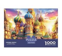 Kremlin, Rusia Rompecabezas 1000 Piezas,Puzzle Difícil para La Familia - Tiempo De Calidad Y Diversión 70x50cm/1000pcs