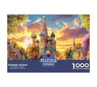 Kremlin, Rusia Rompecabezas 1000 Piezas,Puzzle Difícil para La Familia - Tiempo De Calidad Y Diversión 38x26cm/1000pcs