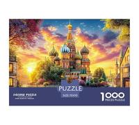 Kremlin, Rusia Rompecabezas 1000 Piezas,Puzzle Difícil para La Familia - Tiempo De Calidad Y Diversión 70x50cm/1000pcs