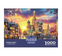 Kremlin, Rusia Rompecabezas 1000 Piezas,Puzzle Difícil para La Familia - Tiempo De Calidad Y Diversión 70x50cm/1000pcs