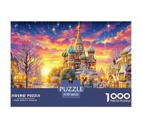 Kremlin, Rusia Rompecabezas 1000 Piezas, Puzzles Imposible, De Juego De para Adultos Y Niños A Partir De 12 Años 38x26cm/1000pcs