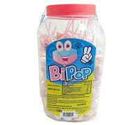 KREMTIK Bipop Doble Color Caramelos Juan López Doble Color Tarro Reutilizable de 200 Unidades