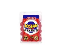 KREMTIK Pixels Fiesta Caramelos Masticables Cereza, Mora o Sandía, 18 Unidades