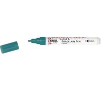 KREUL 16467-Glass & Porcelain Pen Classic Medium, Turquesa, Punta Estable, Ancho de Trazo Aprox. 2-4 mm, lápiz Opaco de Base acuosa, Porcelana, Turquoise