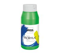 KREUL 17022 - Solo Goya Triton Pintura acrílica Amarillo-Verde, Bote 750 ml, Secado rápido y Mate, Pintura al Agua, Calidad de Estudio, versátil, Buen Poder cubriente