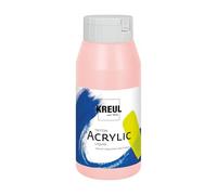 KREUL 17041 - Solo Goya Triton pintura acrílica rosa claro, bote 750 ml, secado rápido y mate, pintura al agua, calidad estudio, versátil, buen poder cubriente
