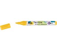 Kreul 17810 - Solo Goya Triton Acrylic Paint Marker 1 - 4 mm, Chisel Tip, Yellow