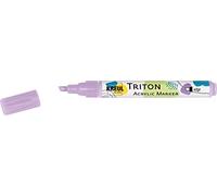 KREUL 17843 - Triton acrylic marker edge, lilac, chisel tip, line width approx. 1 to 4 mm, water-based, acrylic marker for designing paper, wood, stone and much more